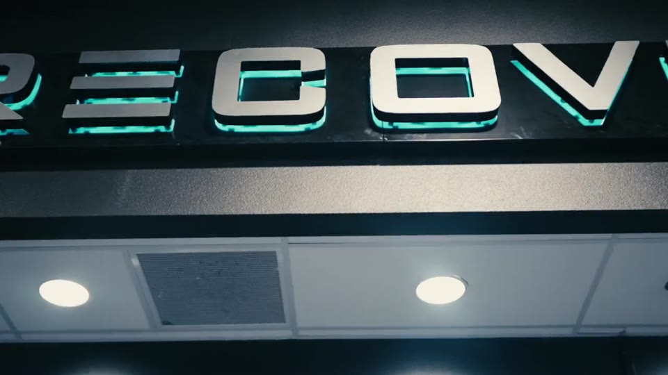 The Recovery Room sign at Elite